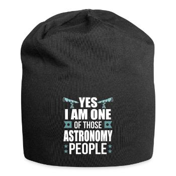 Astronomie - Bonnet en jersey - noir - Devant