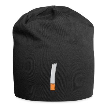 Zigarette - Jersey-Beanie - Schwarz - Vorne