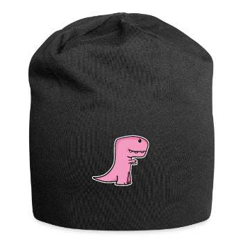 Dinosaurs for children - Jersey Beanie - black - Front