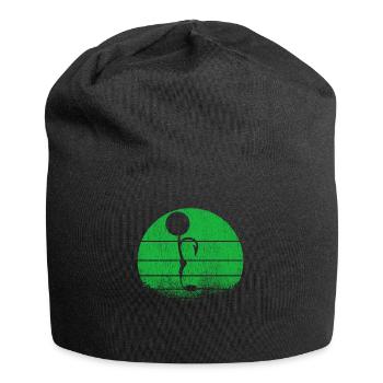 Carpes de carpes cadeau carpe Boilie - Bonnet en jersey - noir - Devant