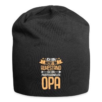 Ich bin nicht im Ruhestand Ich bin Opa - Jersey-Beanie - Schwarz - Vorne