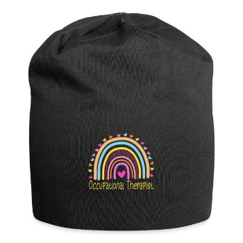 Employment therapist - Jersey Beanie - black - Front