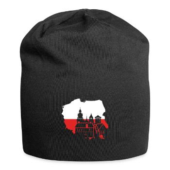 Polen krakau - Jersey-Beanie - Schwarz - Vorne
