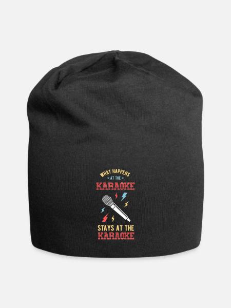 Karaoke - Jersey Beanie - black