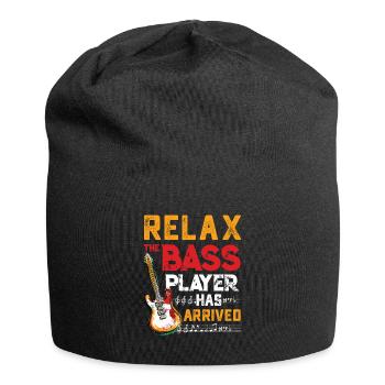 Relax The Bass Player Has Arrived Musician Guitari - Bonnet en jersey - noir - Devant