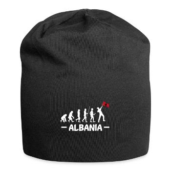 Albanie Kosovo Tirana Balkans Shqip Albanais - Bonnet en jersey - noir - Devant