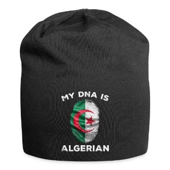 ALGÉRIE Finger Print Flag Mon ADN est la fierté algérienne - Bonnet en jersey - noir - Devant