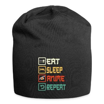 Anime - Bonnet en jersey - noir - Devant
