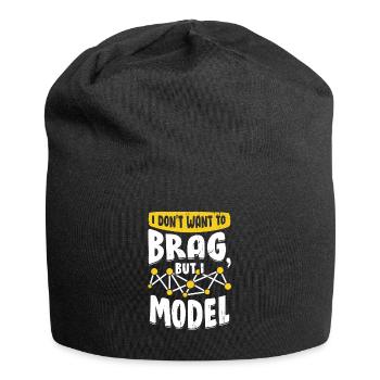Lustiges Datenwissenschaftler Geschenk - Jersey-Beanie - Schwarz - Vorne