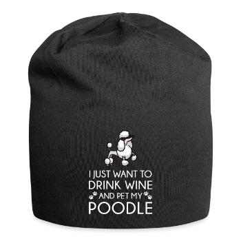 Puiche Poodle - Bonnet en jersey - noir - Devant