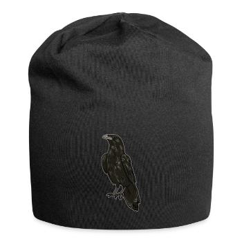 Crow - Jersey Beanie - black - Front