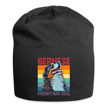 Crabot bernois de montagne - Bonnet en jersey - noir - Devant