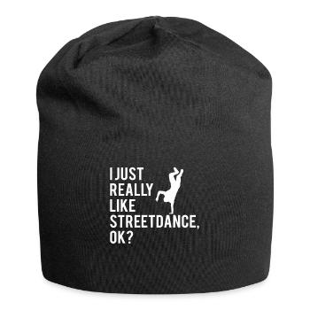 Streetdance Hip Hop Tanz Breakdance Geschenk - Jersey-Beanie - Schwarz - Vorne