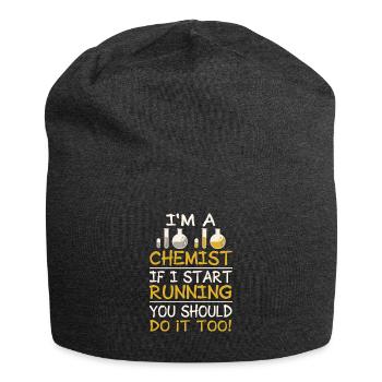 Chemist - Jersey Beanie - charcoal grey - Front