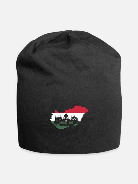 Ungarn Budapest - Jersey-Beanie - Schwarz