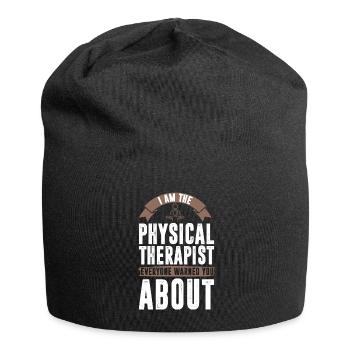 Physiothérapie Physio massage - Bonnet en jersey - noir - Devant