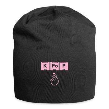 Periodic Table I Love K-Pop Hand Symbol... K-Pop - Bonnet en jersey - noir - Devant