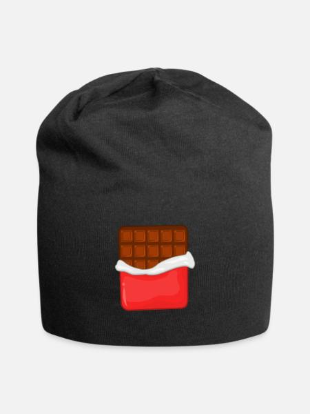 Chocolat - Bonnet en jersey - noir