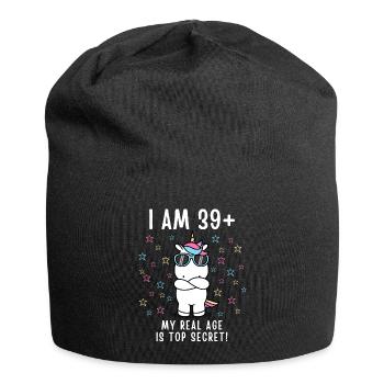 40e anniversaire 40 ans 1981 - Bonnet en jersey - noir - Devant