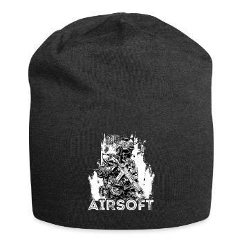 Airsoft /Softair / Softgun / AEG Airsoft Milsim - Jersey-Beanie - Anthrazit - Vorne
