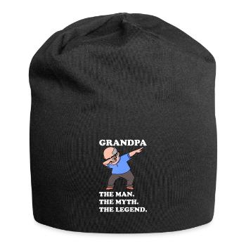 Grandpa The Man The Myth The Legend - Jersey Beanie - black - Front