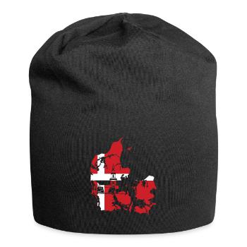 Drapeau du Danemark - Bonnet en jersey - noir - Devant