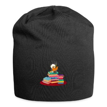 Kawaii Panda Bücher Tee Pandas Buch Geschenk - Jersey-Beanie - Schwarz - Vorne