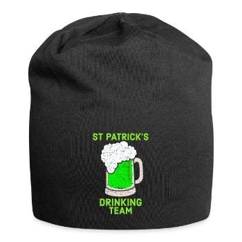 Irlandais, Irlandais, Irlandais, Irlande, Irlande, Irlande, Irlande - Bonnet en jersey - noir - Devant