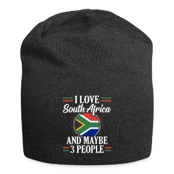 Afrique du Sud - Bonnet en jersey - charbon - Devant