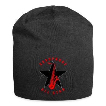 Saxophone ALL STAR - Jersey Beanie - charcoal grey - Front