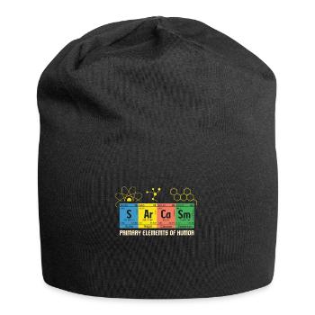 Sarcasm Funny Primary Elements of Humor - Bonnet en jersey - noir - Devant