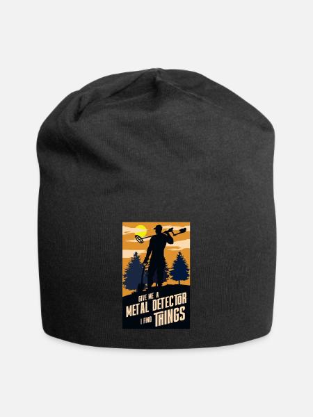 Give me a metal detector I find things - Bonnet en jersey - noir