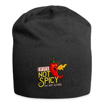 Piment piquant Jalapeno Habanero Poivre - Bonnet en jersey - noir - Devant