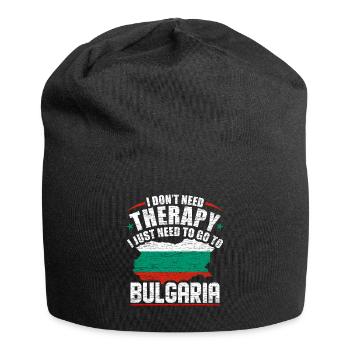 Bulgarien - Jersey-Beanie - Schwarz - Vorne