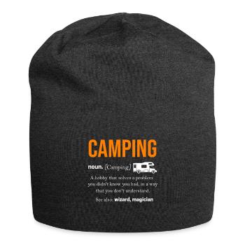 Caravane Camping Scout Caravan - Bonnet en jersey - charbon - Devant