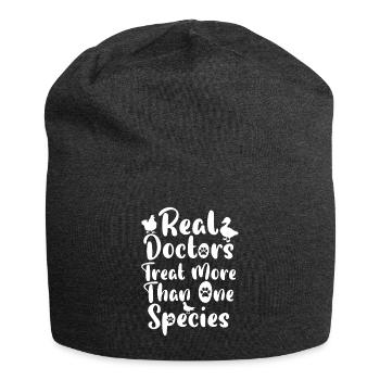 Veterinarian Pet Veterinary Veterinary Medicine - Jersey Beanie - charcoal grey - Front