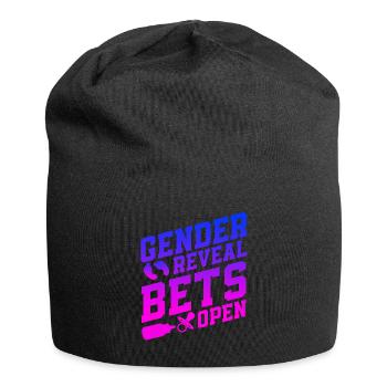 Gender Reveal Bets Open - Bonnet en jersey - noir - Devant