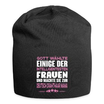 Deutsch Drahthaar - Deutsch Drahthaar Hund - Jersey-Beanie - Schwarz - Vorne
