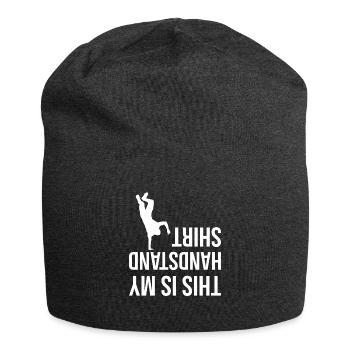 This is my Handstand Shirt - Bonnet en jersey - charbon - Devant