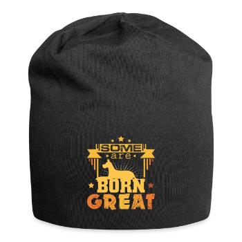 German Great Dane - Jersey Beanie - black - Front