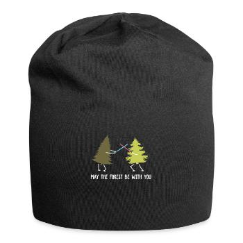 May the Forest be with you - Jersey Beanie - black - Front