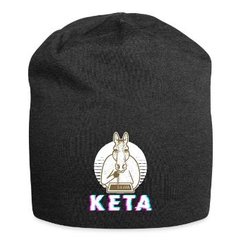 Ketamin Keta Druffi Pferd für Spicker und - Jersey-Beanie - Anthrazit - Vorne