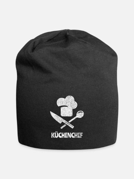 KÜCHENCHEF - Jersey-Beanie - Schwarz
