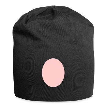 Kreis Pink - Jersey-Beanie - Schwarz - Vorne