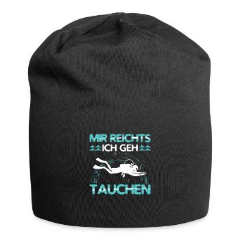 Mir Reichts ich geh Tauchen Outfit Diving Taucher - Jersey-Beanie - Schwarz - Vorne