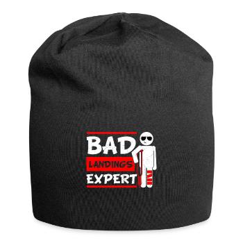 Bad Landings Expert Jambe cassée - Bonnet en jersey - noir - Devant