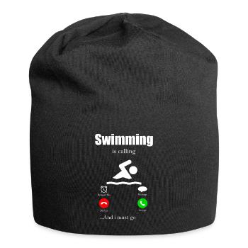 Swimming Diving Swimming Pool Pool Water Sea - Jersey Beanie - black - Front