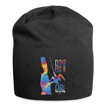 Climbing Like A Girl Climbing Bouldering - Jersey Beanie - black - Front