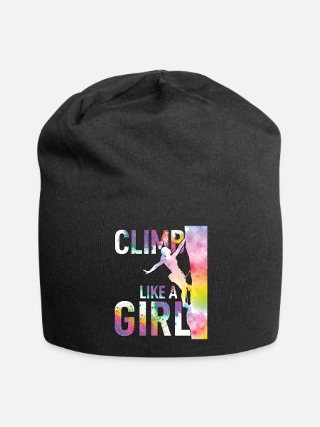 Grimpeurs grimpeurs Bouldern Alpinisme - Bonnet en jersey - noir