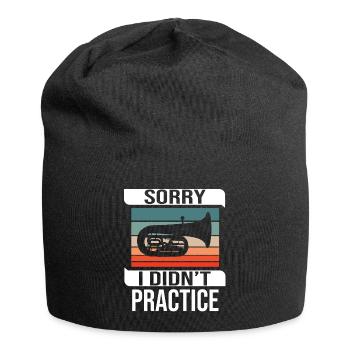 Tubist Musician Instrument Tuba Player Tuba - Jersey Beanie - black - Front